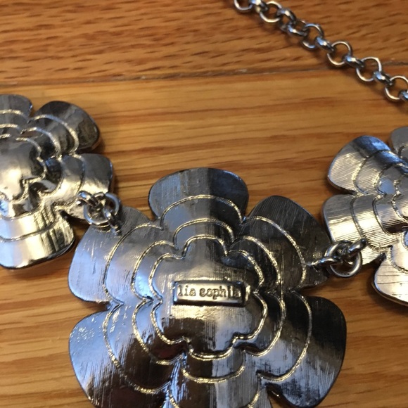 Lia Sophia Boho Floral Necklace - Picture 3 of 3